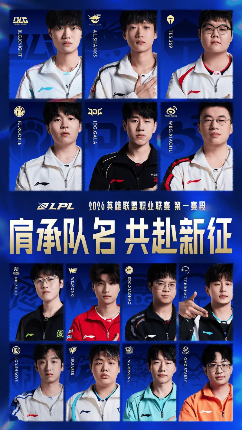 LPL队长集结：Knight/Shanks/369/Rookie/GALA/Xiaohu领衔